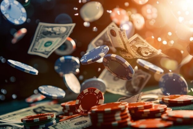 Slot payout table showing symbol values and winning combinations